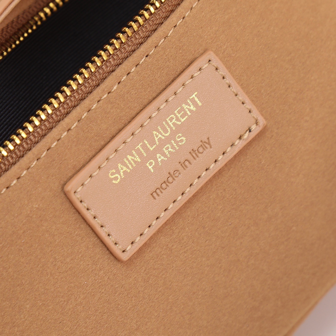 yves saint laurent beige shoulder bag 24.5x16x6 cm - Image 4