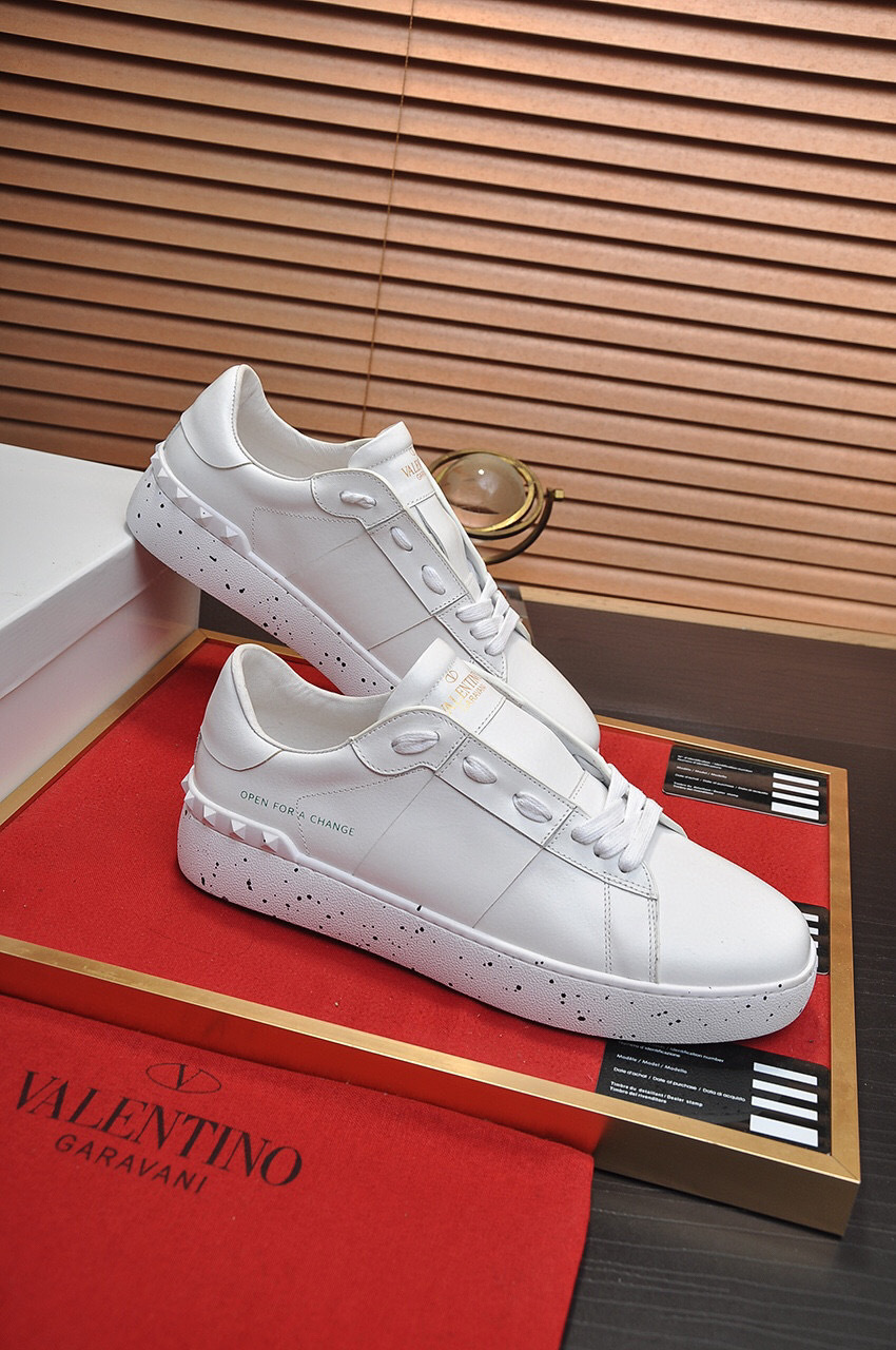 valentino garavani white sneakers for couples - sizes 35-44 - Image 4