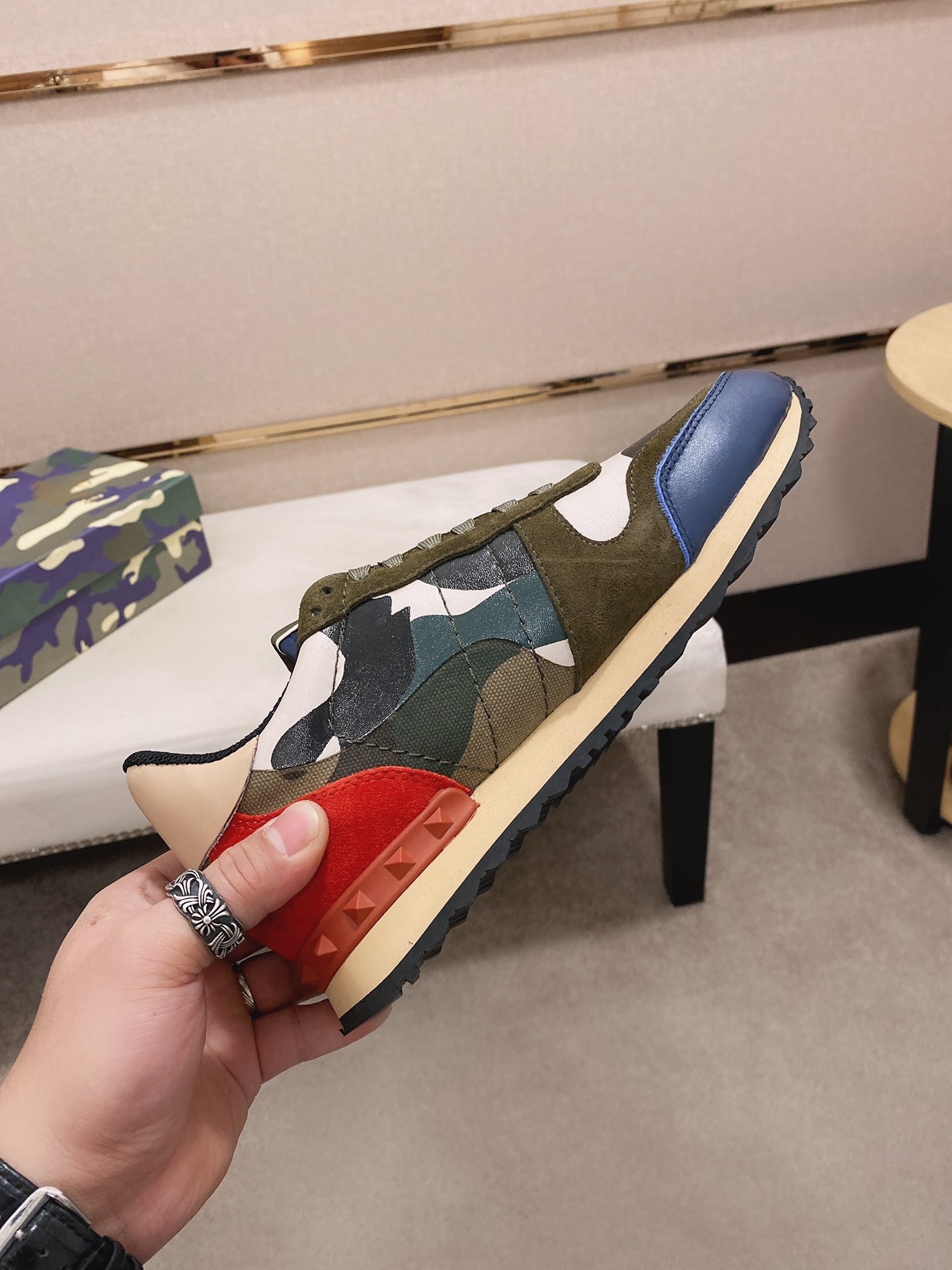 valentino camouflage sneakers 38-44 - Image 5