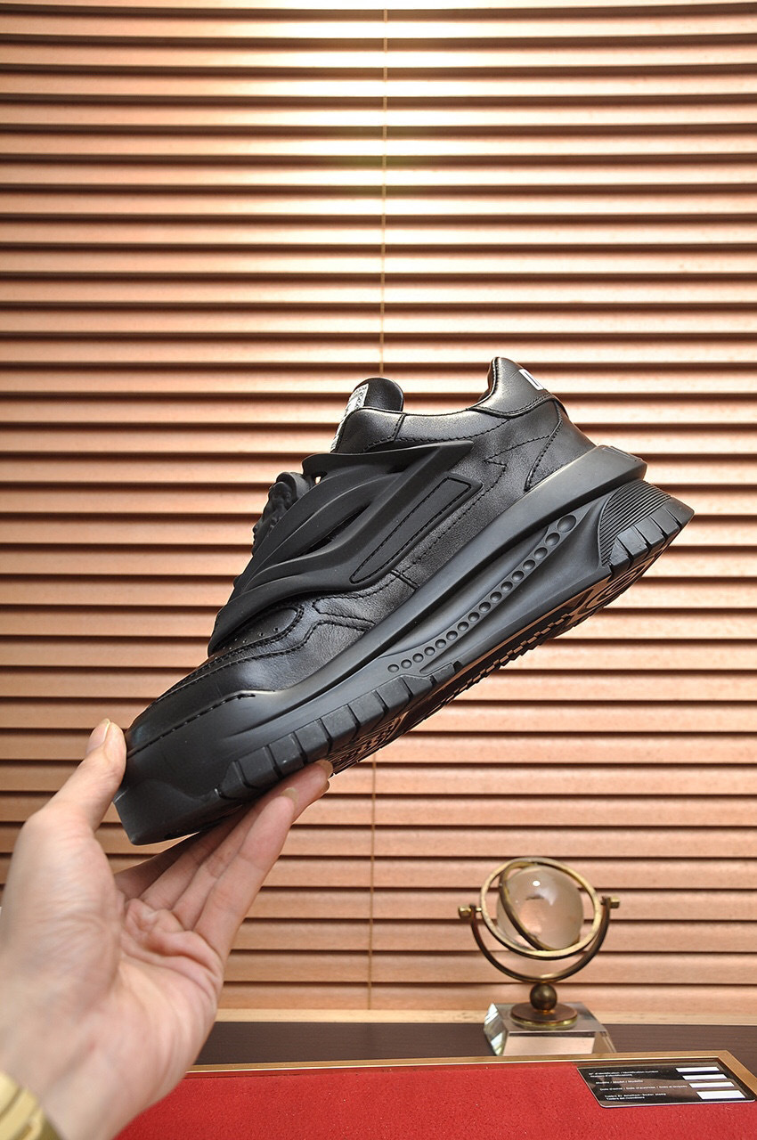 versace black casual sneakers size 38-44 - Image 5