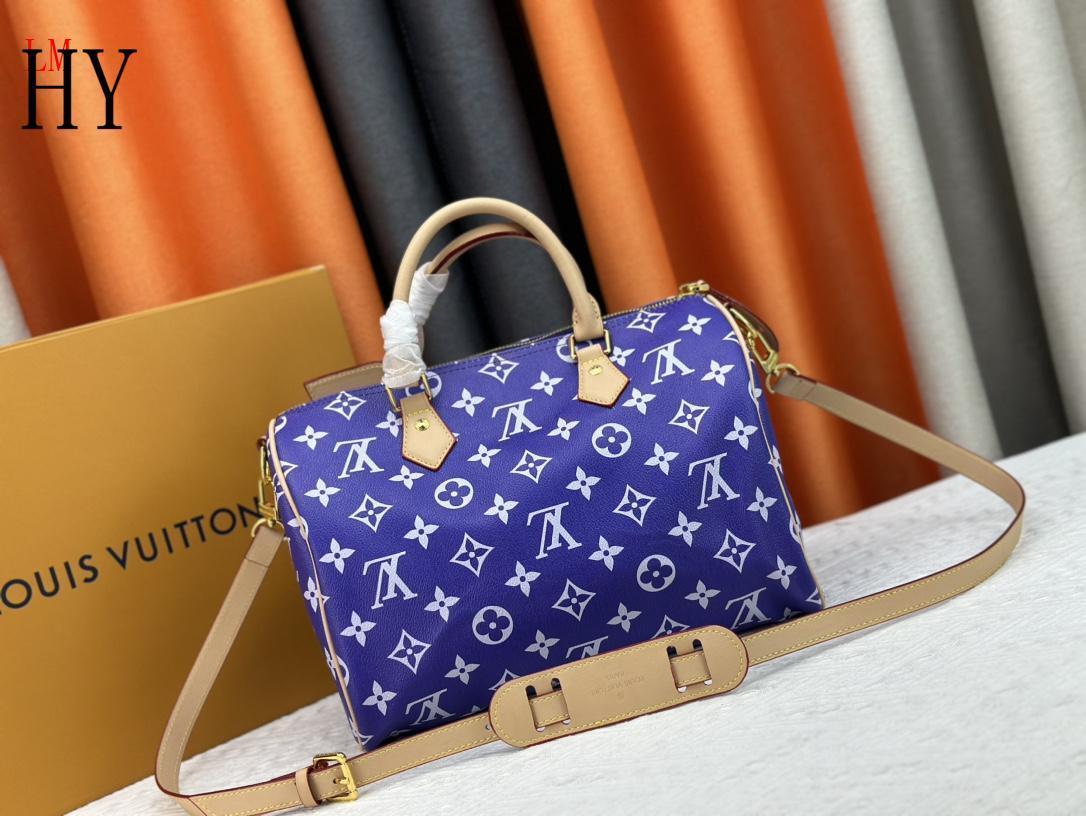 louis vuitton purple monogram handbag 30*21*17 - Image 5