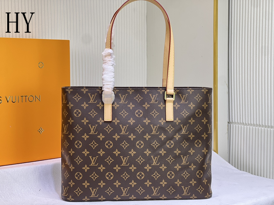 louis vuitton monogram tote bag 30*40.5*10.5 - Image 5