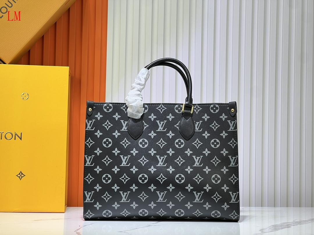 louis vuitton monogram tote bag 35*27*14 - Image 5