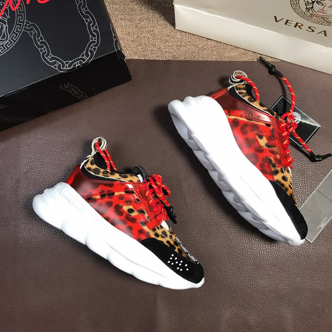 versace leopard print dad sneakers - sizes 35-44 - Image 5