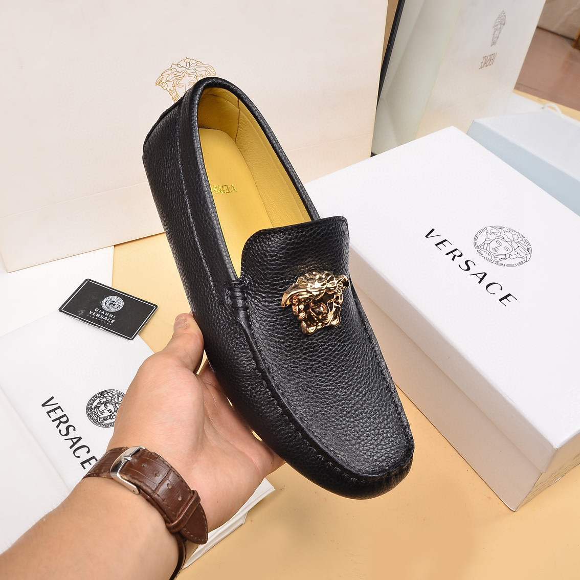 versace slip-on shoes, size 38-44 - Image 5