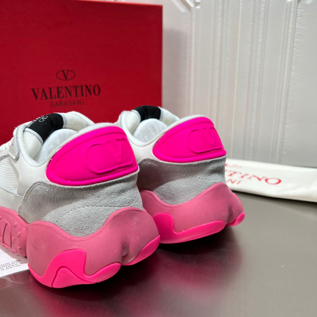 valentino unisex sneakers 35-44 with pink sole - Image 5