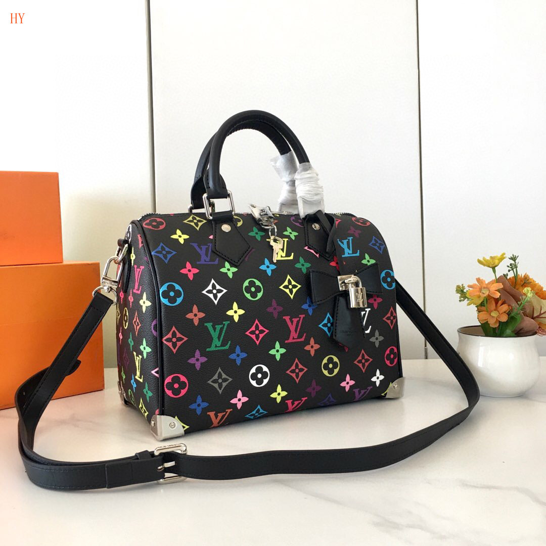 louis vuitton monogram multicolor 30/25 handbag - Image 5