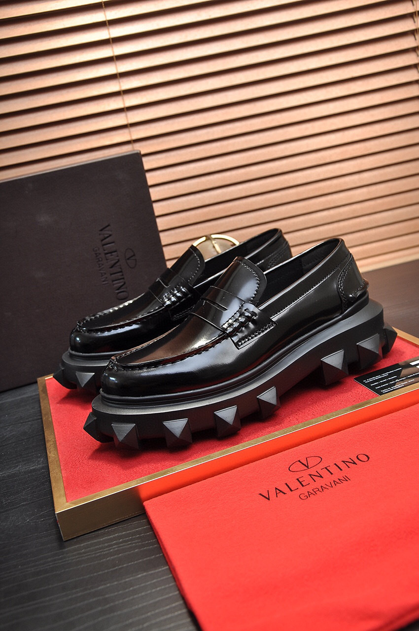valentino black leather shoes size 38-44 - Image 5