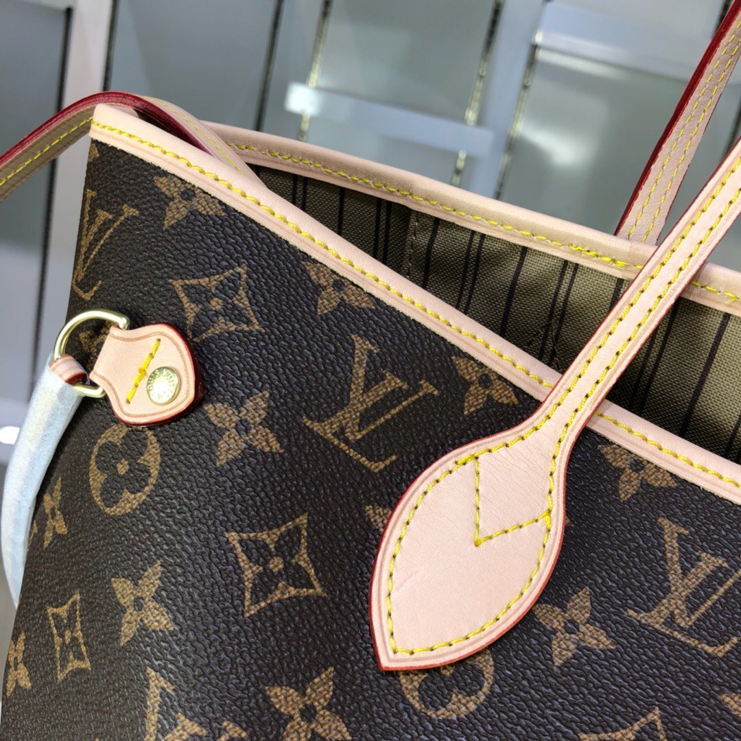 louis vuitton monogram tote bag with pouch - Image 5