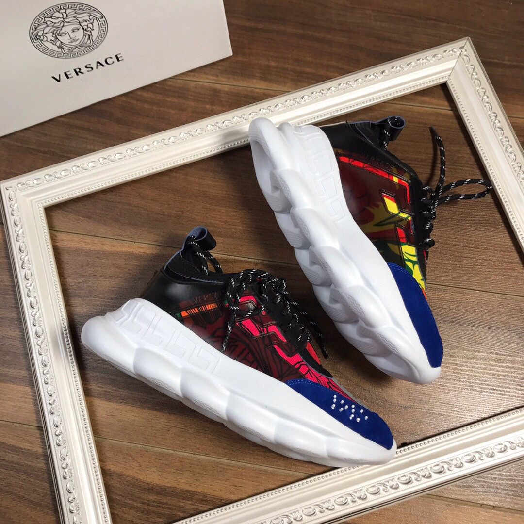 versace unisex dad sneakers 35-44 - colorful design - Image 5