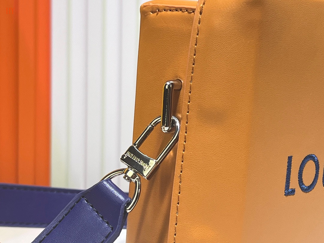 louis vuitton orange bag 23x16.5x7 cm - Image 5