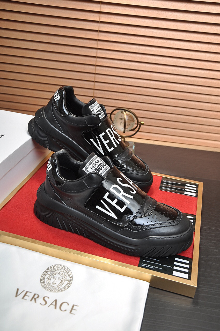 versace casual sneakers black size 38-44 - Image 5