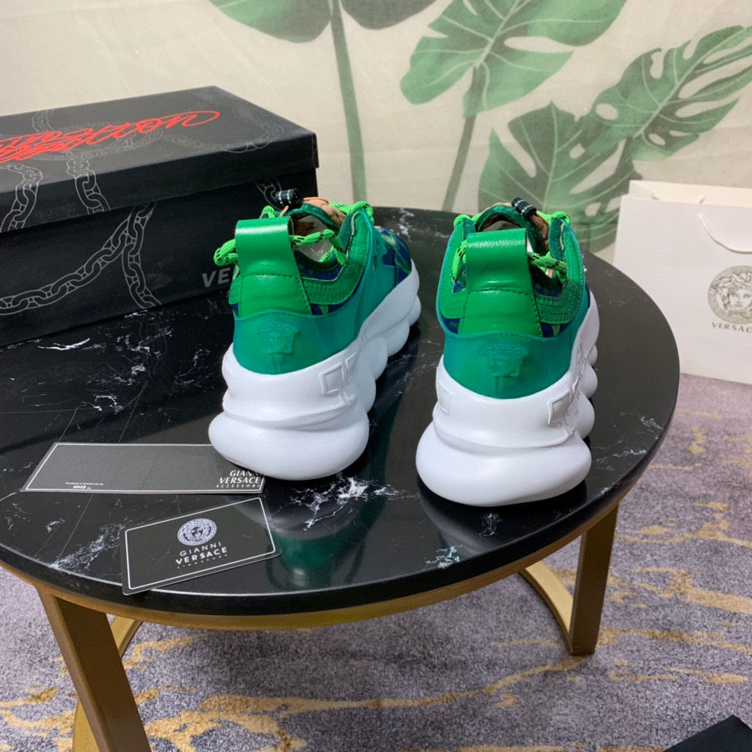 versace green couple's dad sneakers 35-44 - Image 5