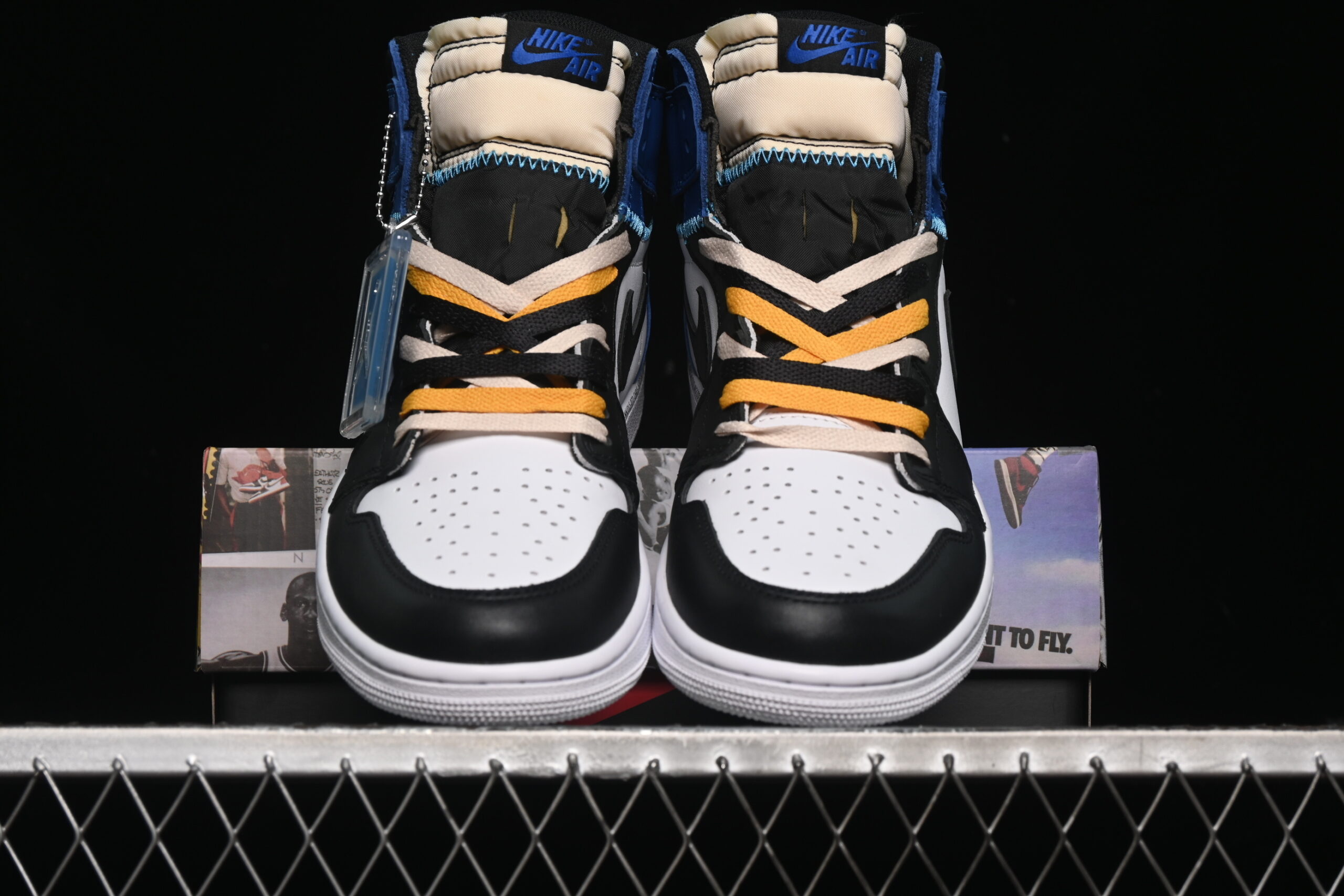 fragment x union x air jordan 1 retro high basketball shoes - Image 5