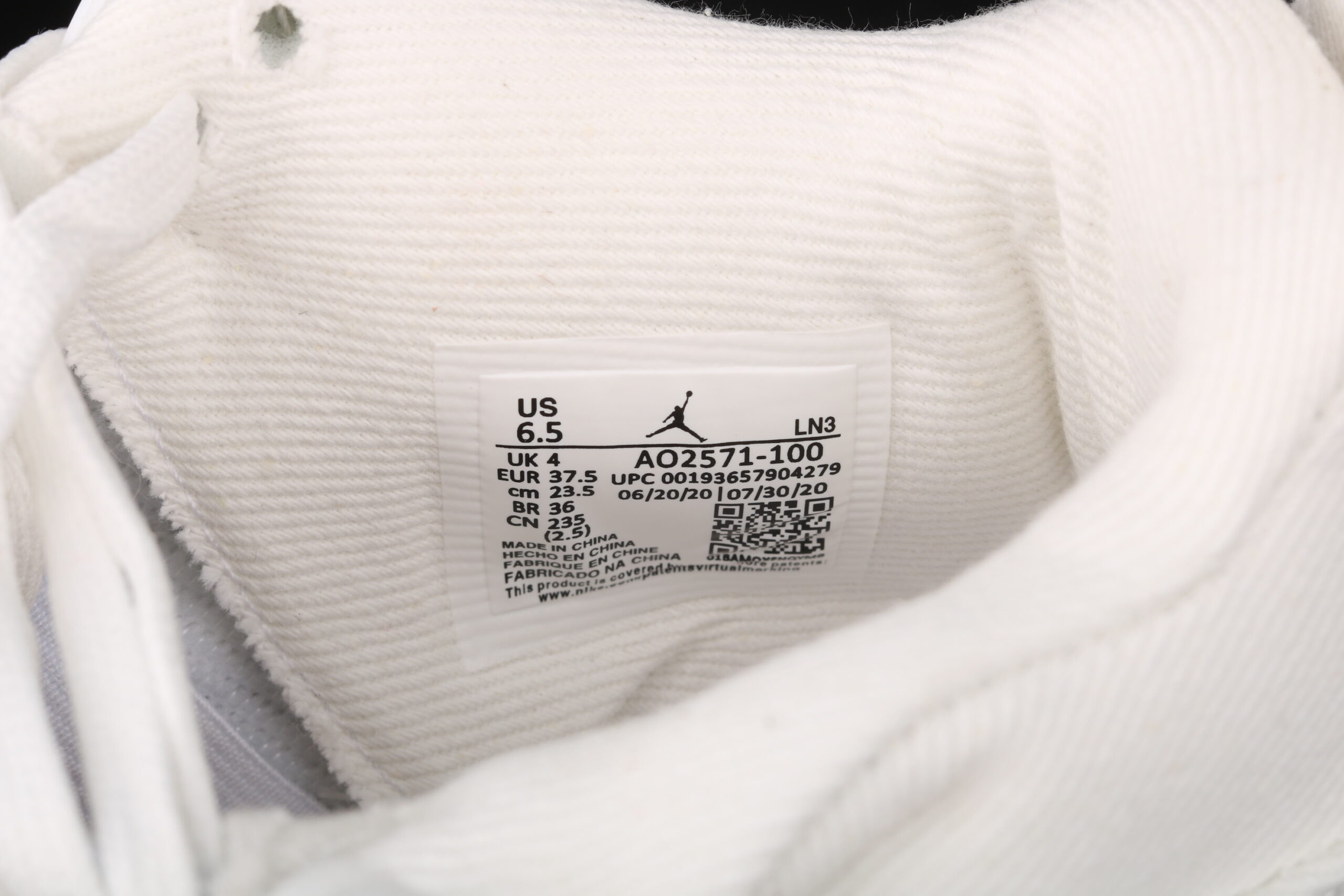 levi's x air jordan 4 retro aj4 denim white ao2571-100 - Image 12