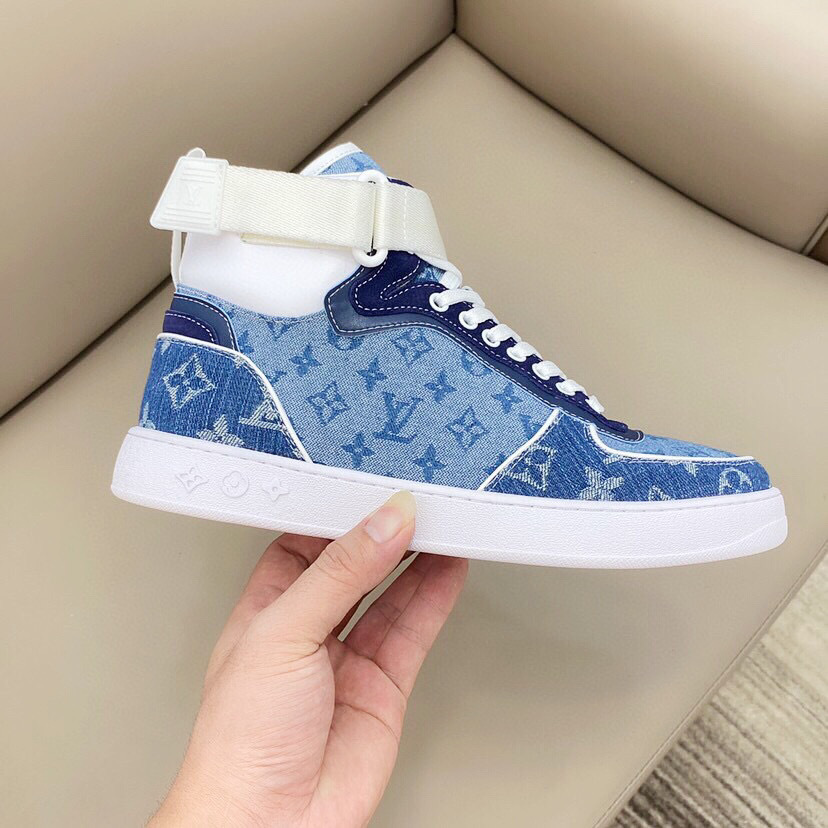 louis vuitton high-top sneakers for couples - size 35-44 - Image 5