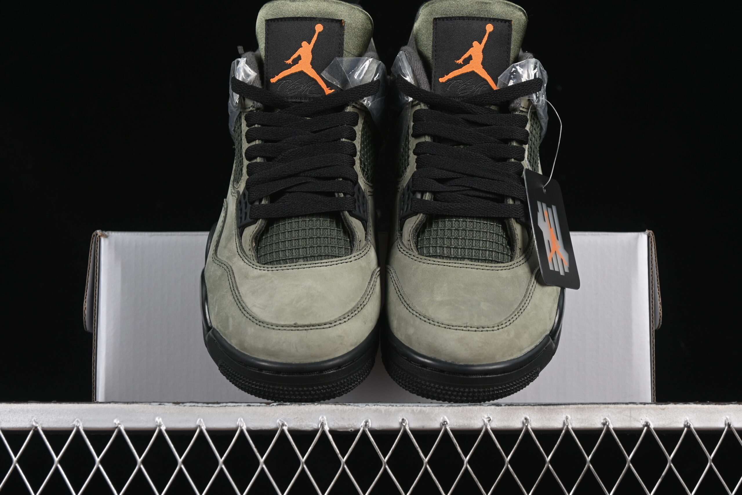 undefeated x air jordan 4 retro og - olive green suede - Image 5