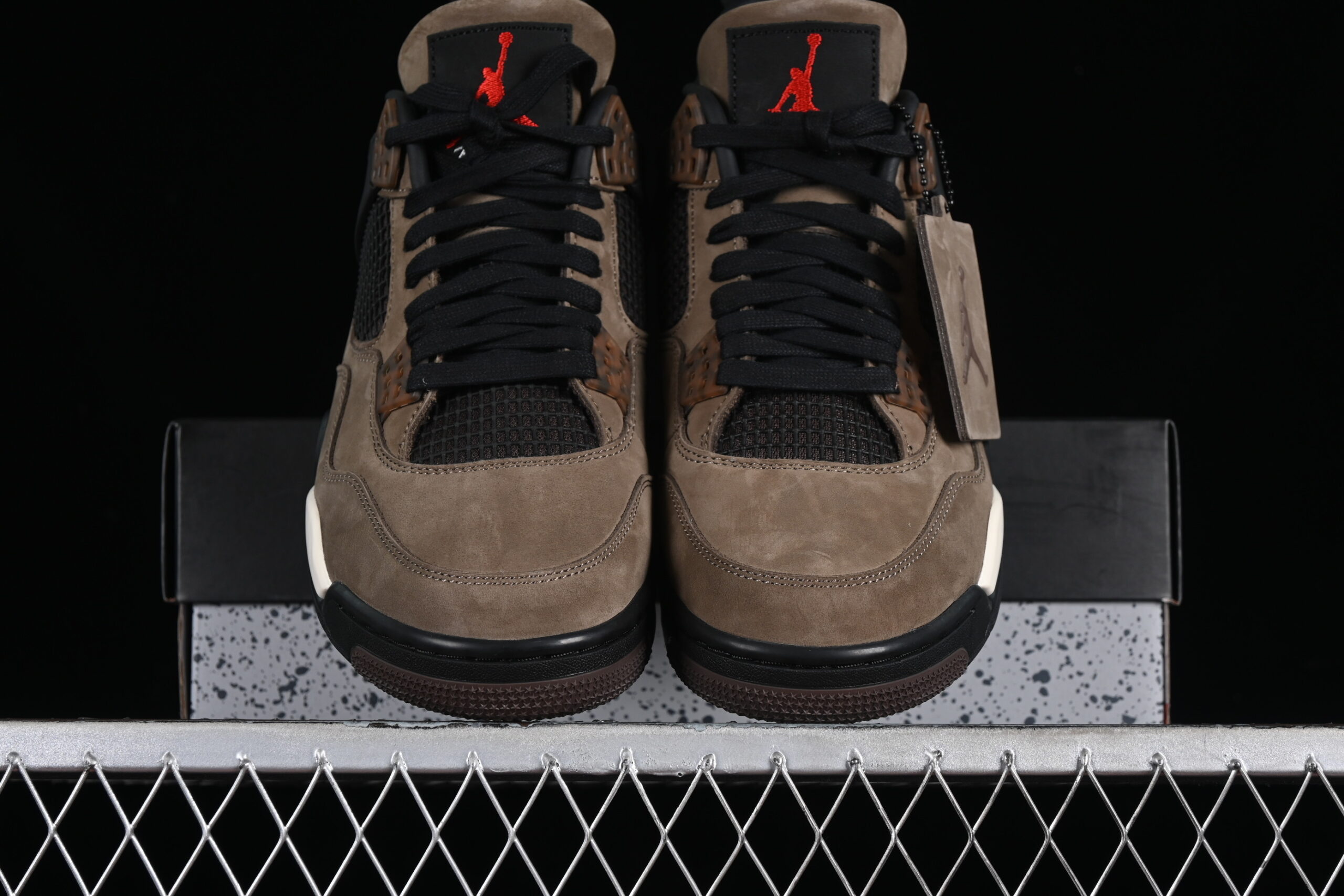 air jordan 4 retro aj4 ts suede brown - gx version - Image 5