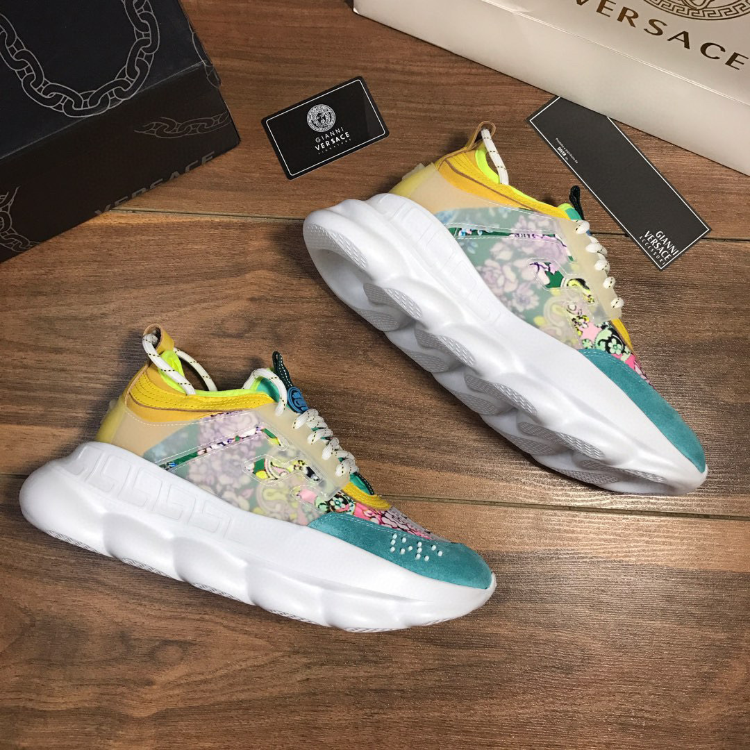 versace floral couple sneakers 35-44 - Image 5