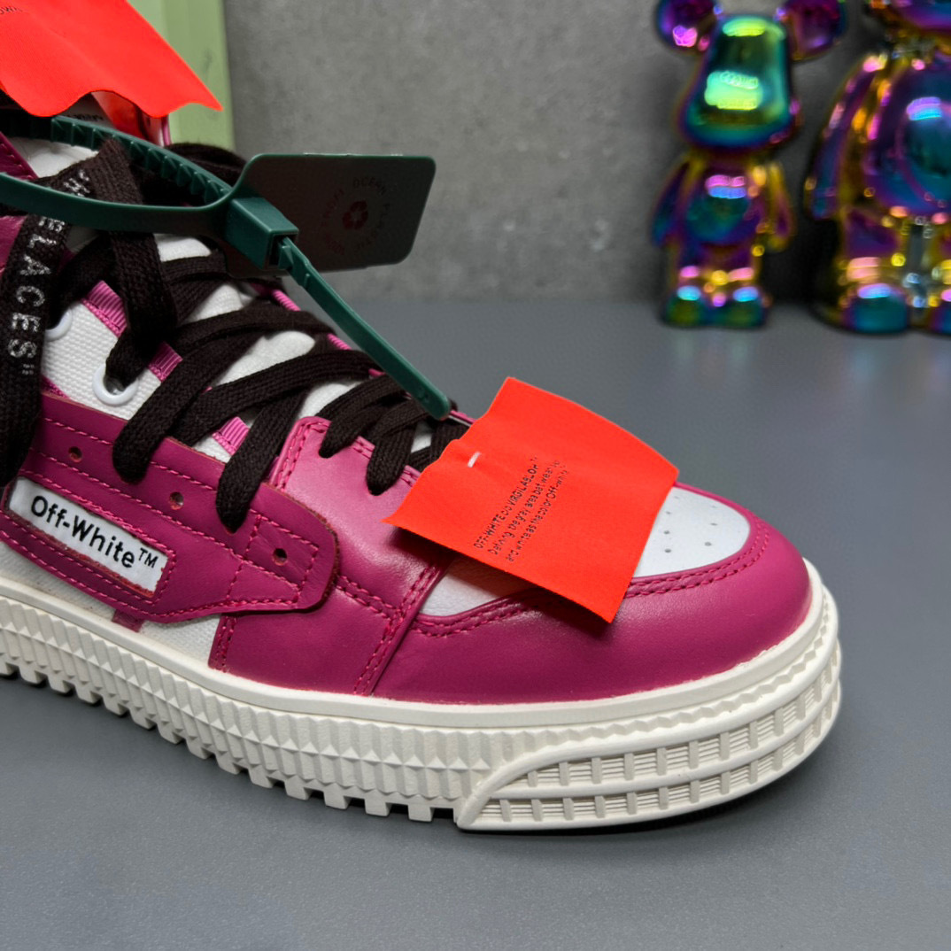 off-white couples sneakers 35-44 - pink/white - Image 5