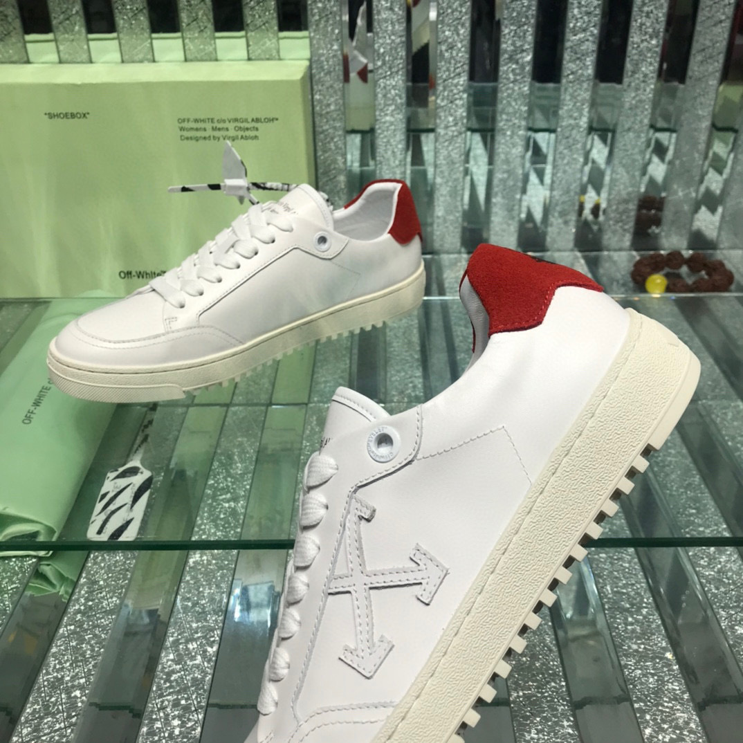 off-white sneakers size 38-44 - white/red - Image 5