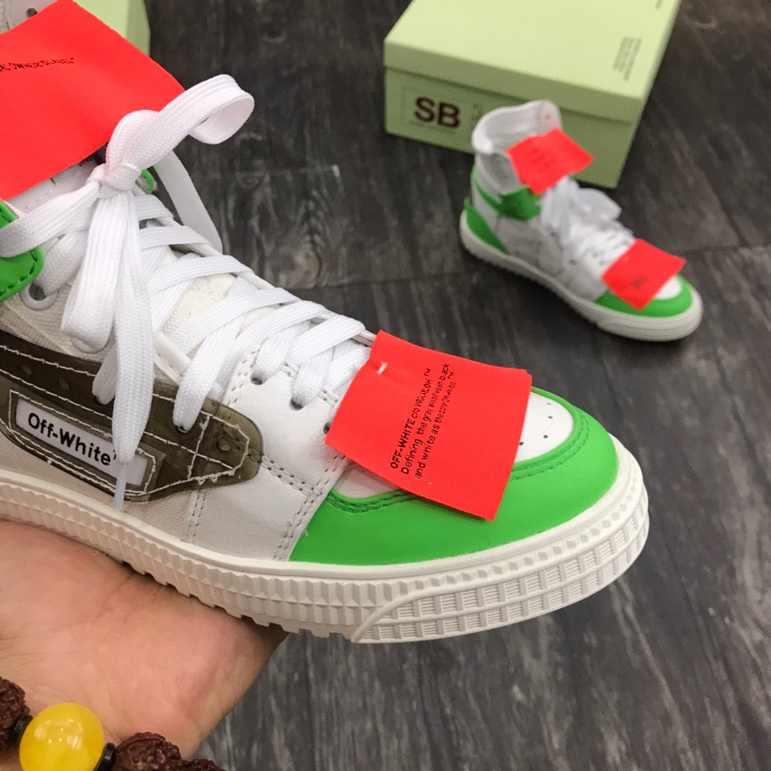 off-white high-top sneakers for couples, sizes 35-44 - Image 5