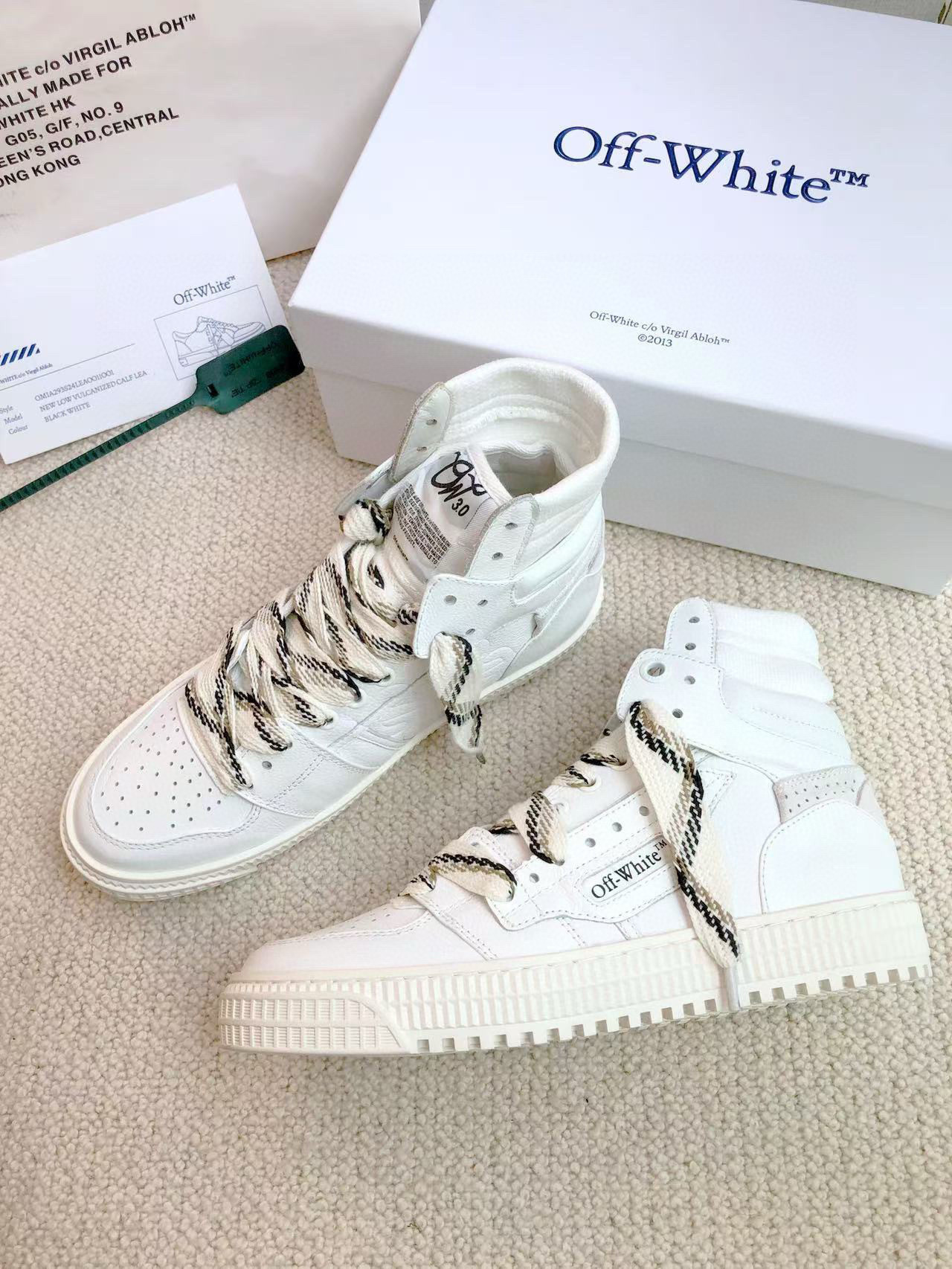 off-white high-top sneakers - size 35/44