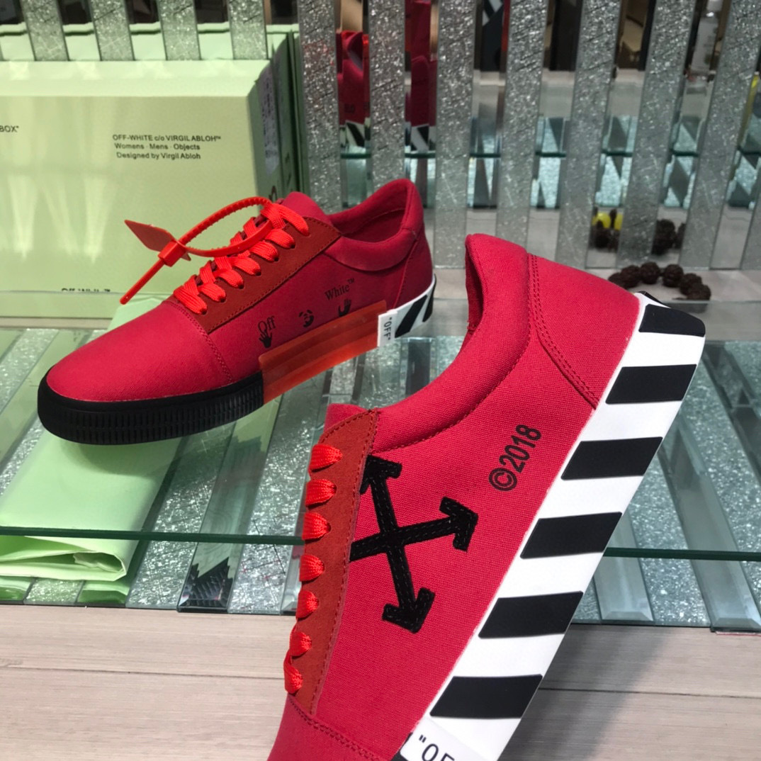 off-white c/o virgil abloh red sneakers 38-44 - Image 5