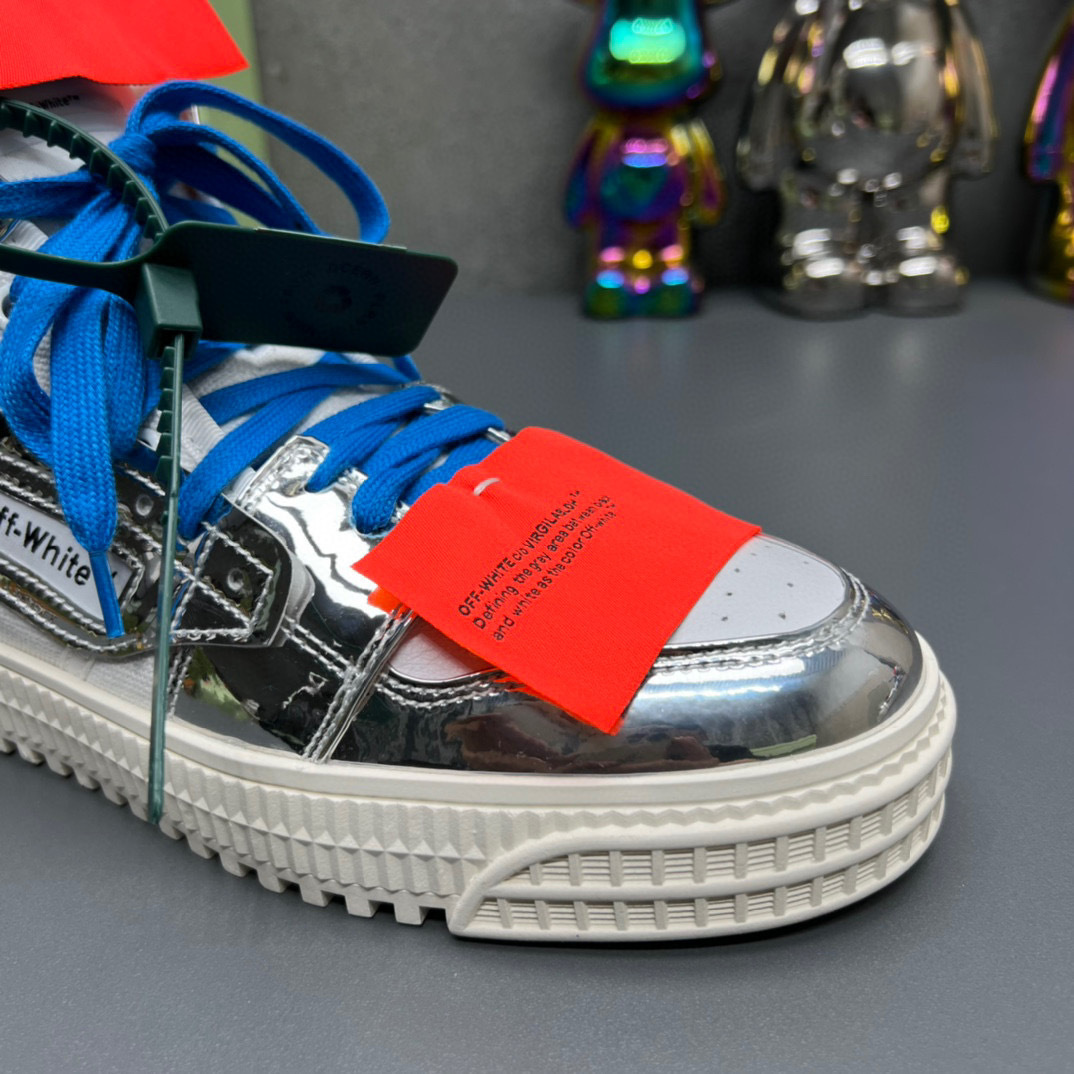 off-white couples sneakers 35-44 silver - Image 5