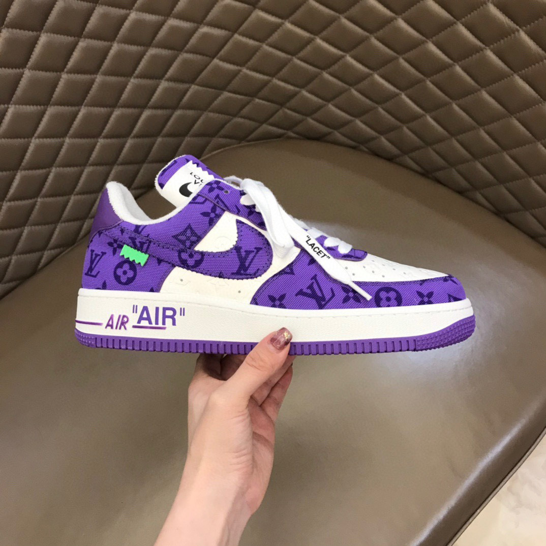 louis vuitton air sneakers size 38-44 - purple/white - Image 5