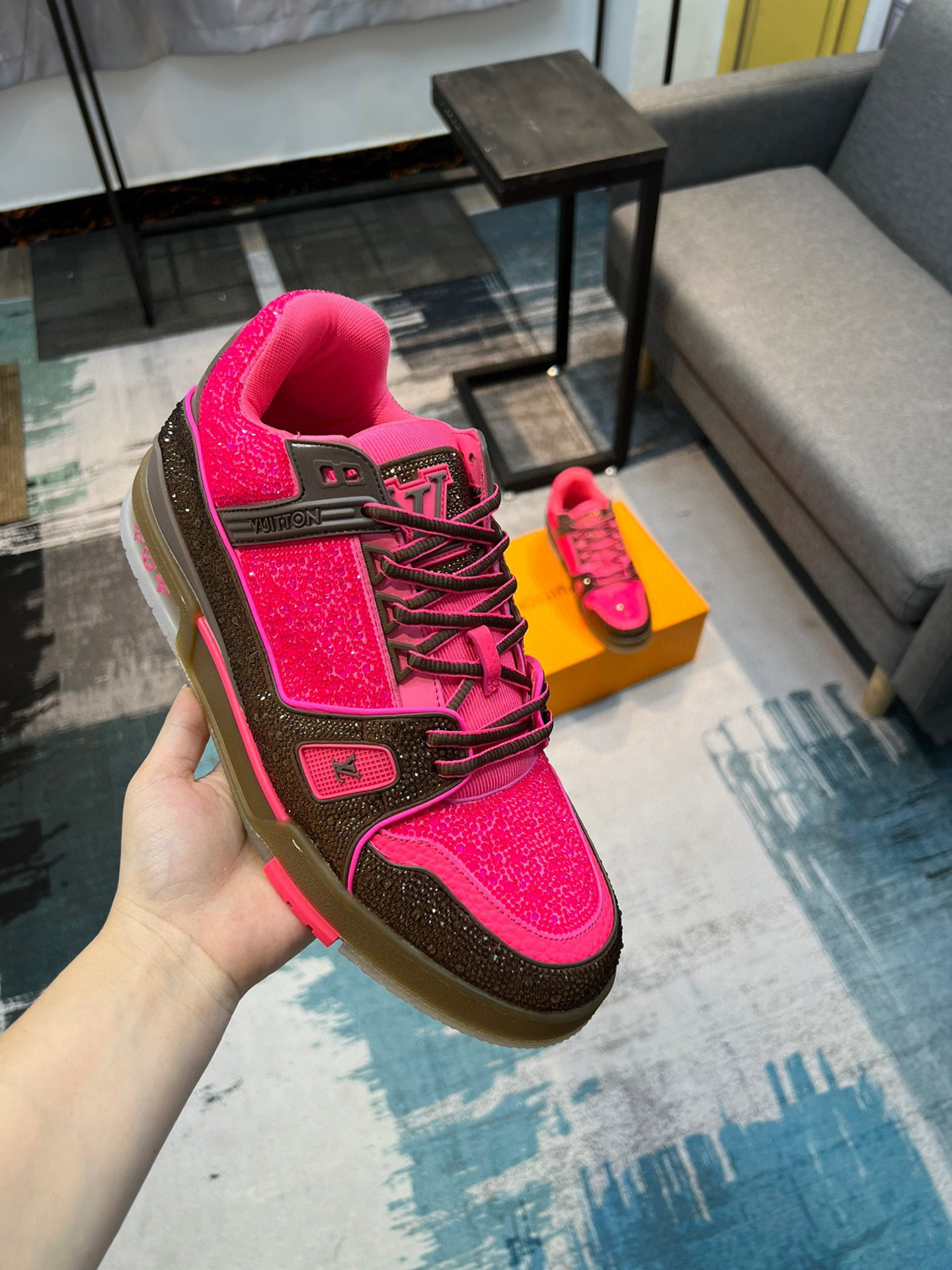 louis vuitton l trainer sneaker 38-44 - Image 5