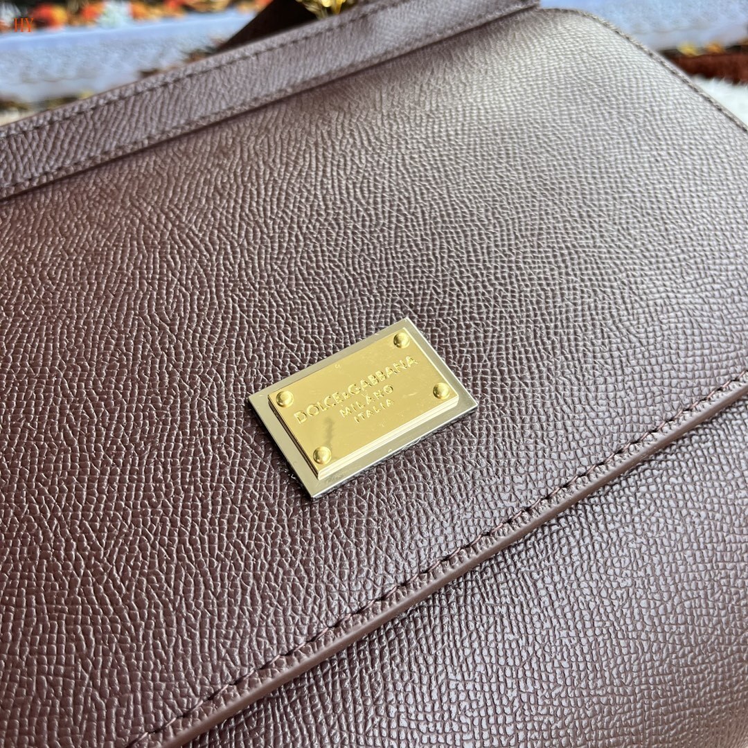 dolce & gabbana brown handbag 25*20*12 cm, model 532023 - Image 5