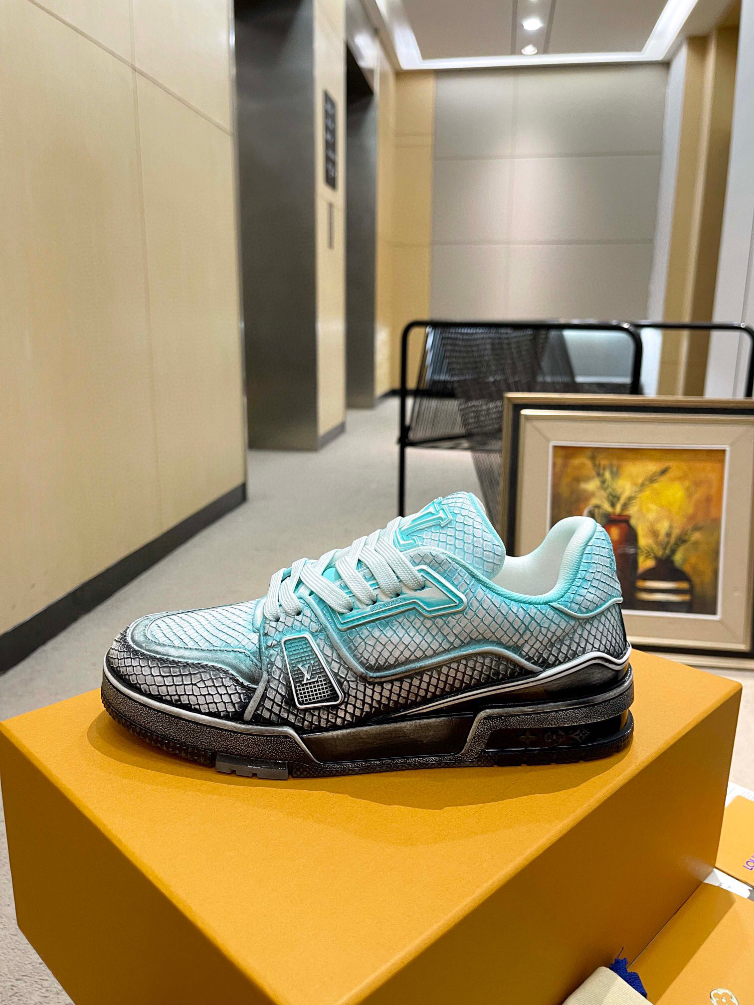 louis vuitton high-end couple sneakers size 35-44 - Image 5