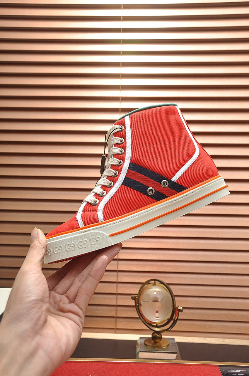 gucci high-top sneakers red 35-44 - Image 5