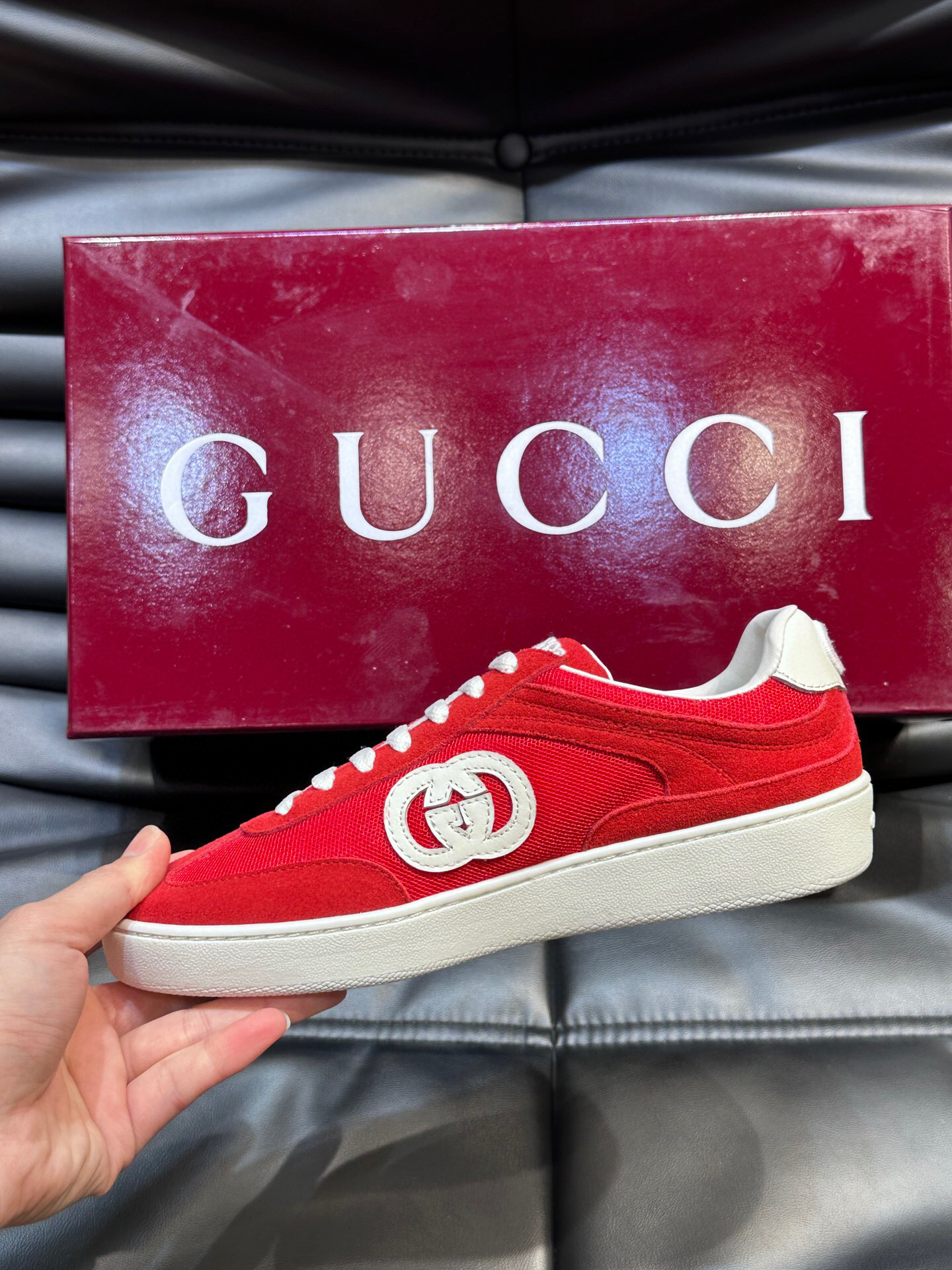 gucci g casual sneakers red size 38-44 - Image 5