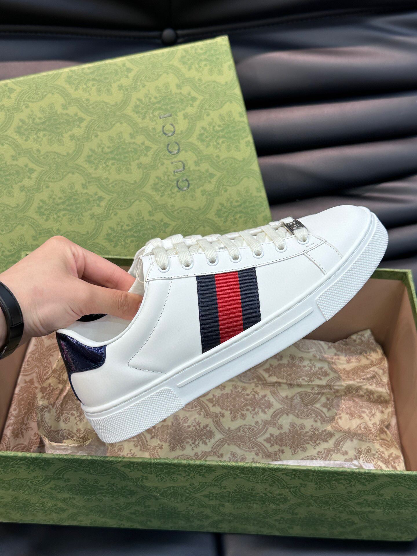gucci ace sneakers for couples - sizes 35-44 - Image 5