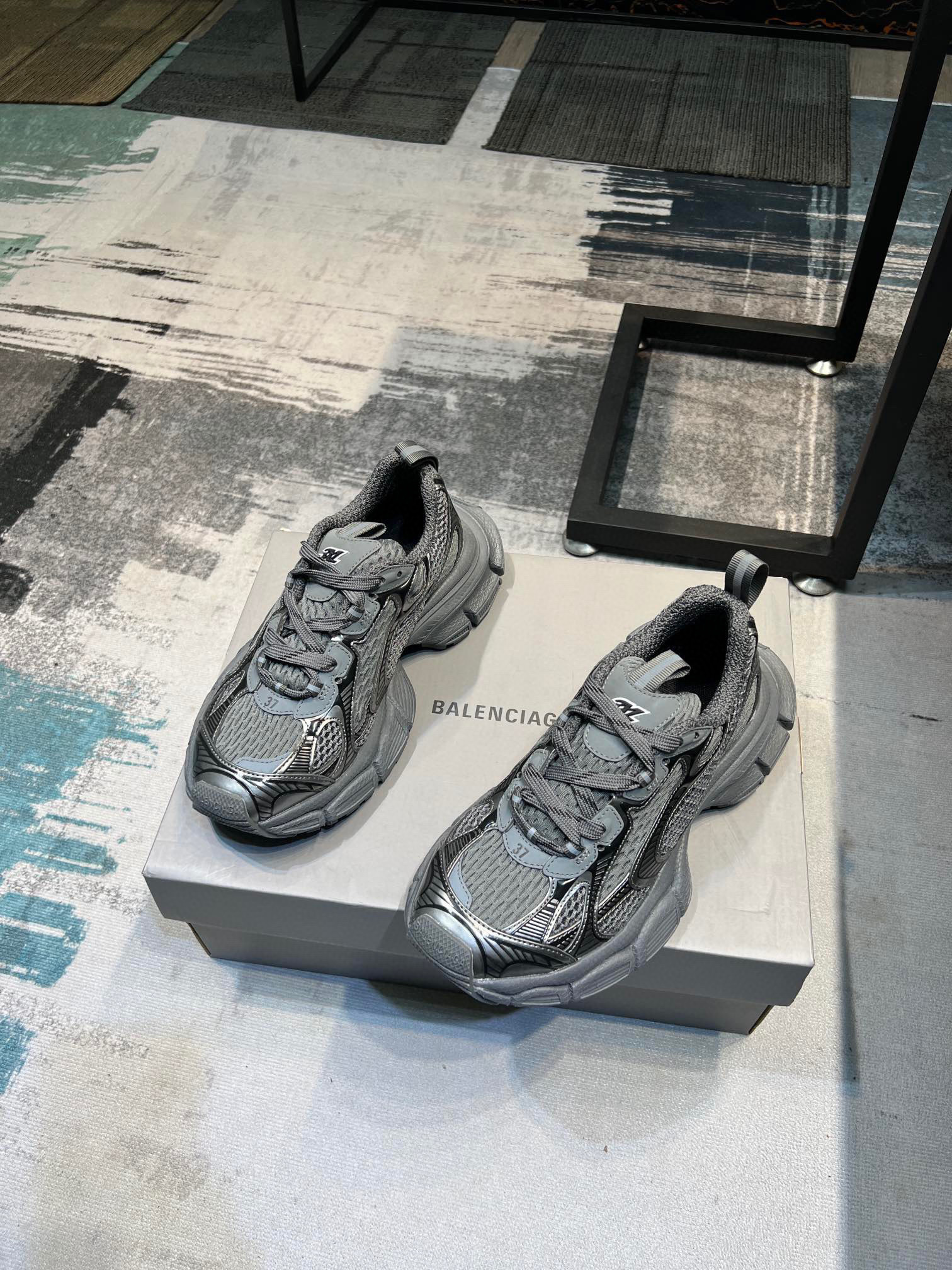 balenciaga unisex sneakers - size 35-44 - grey - Image 5