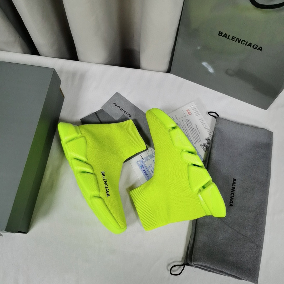 balenciaga neon sock sneakers size 35-44 - Image 5