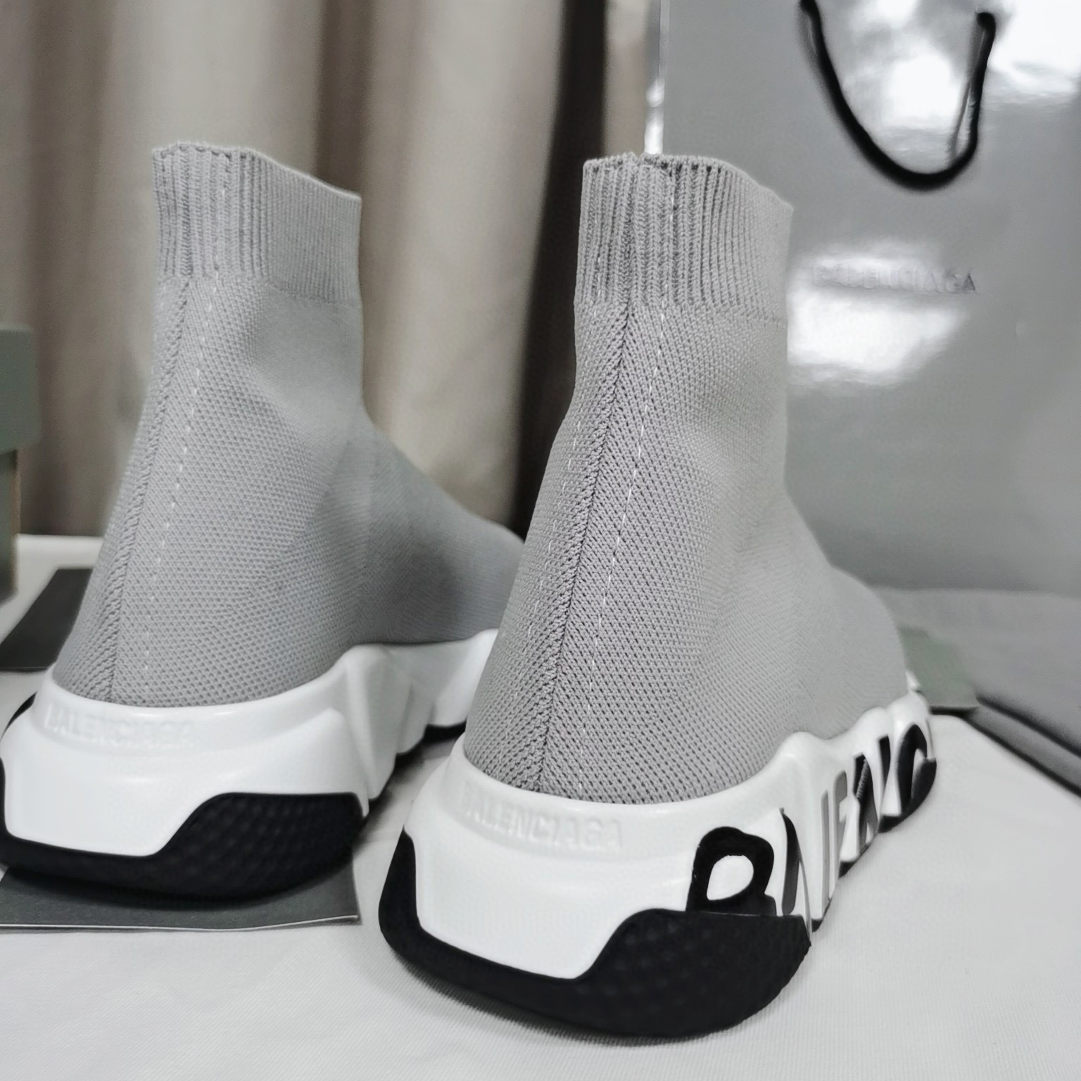 balenciaga grey sock sneakers size 35-44 - Image 5