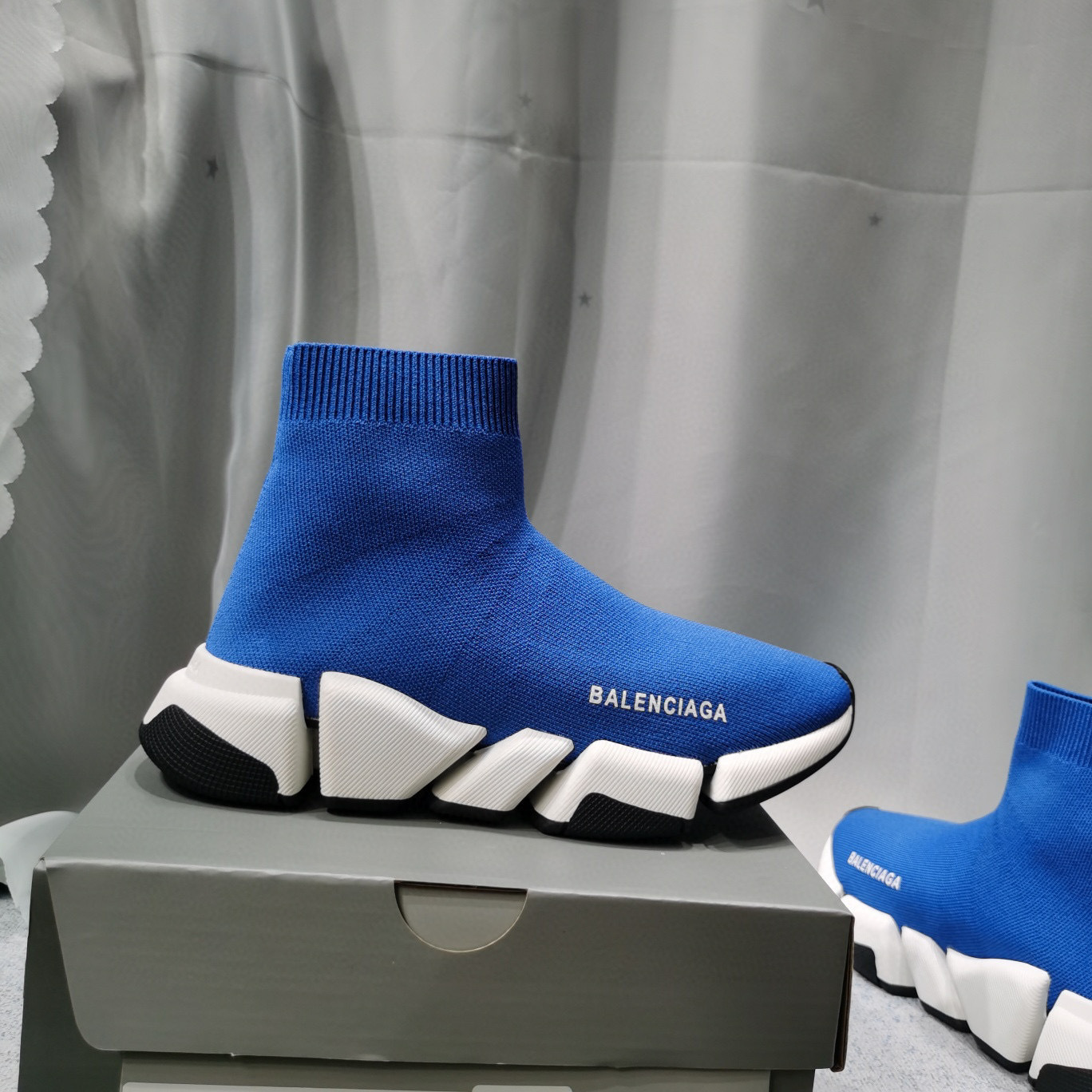 balenciaga blue sock sneakers size 35-44 - Image 5