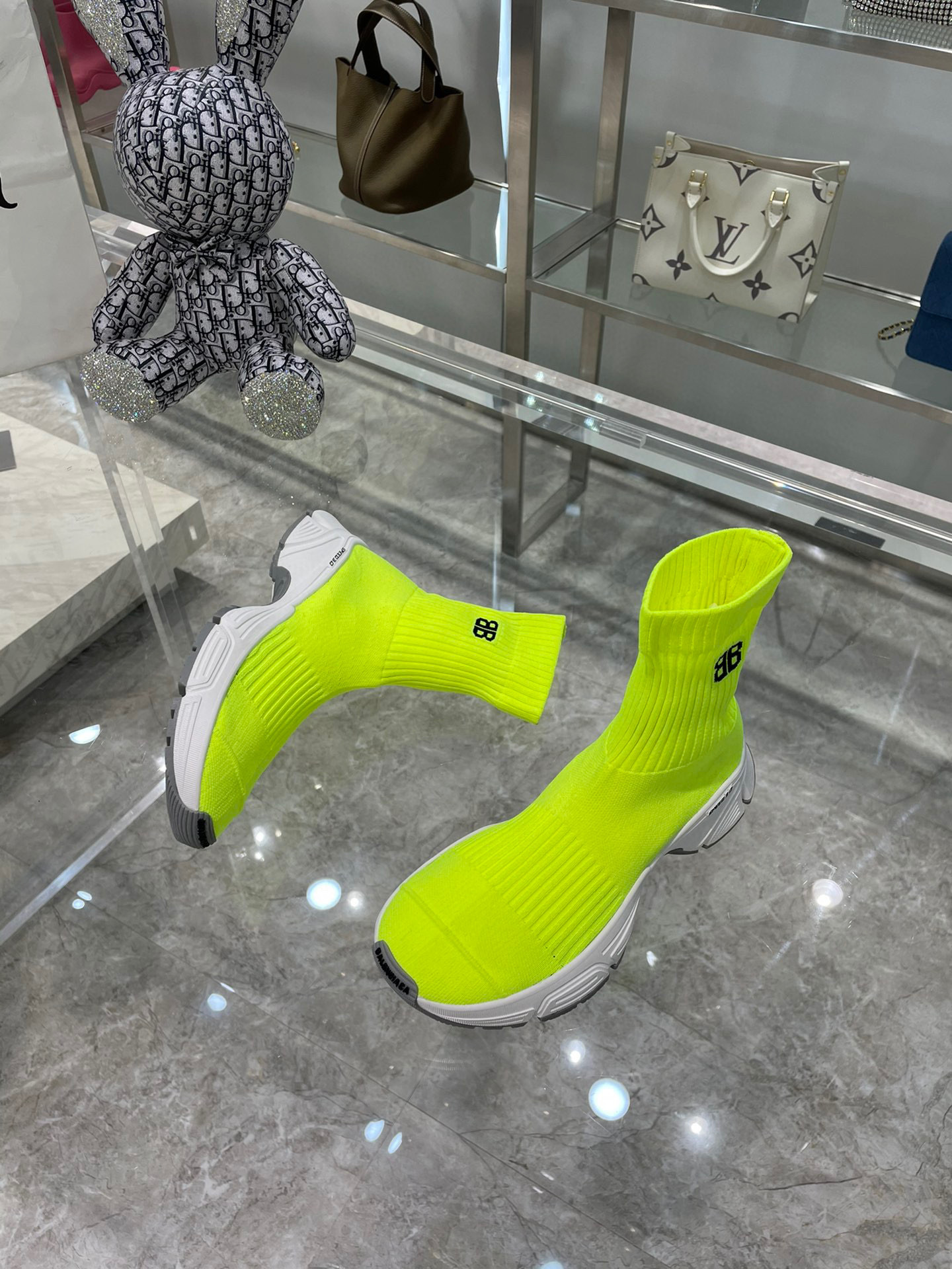 balenciaga neon sock sneakers size 35-44 - Image 5