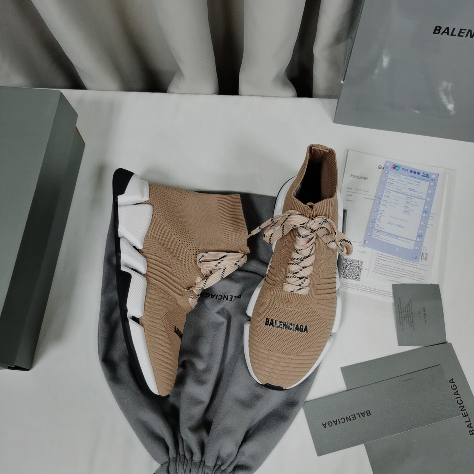 balenciaga couples socks sneakers size 35-44 - Image 5