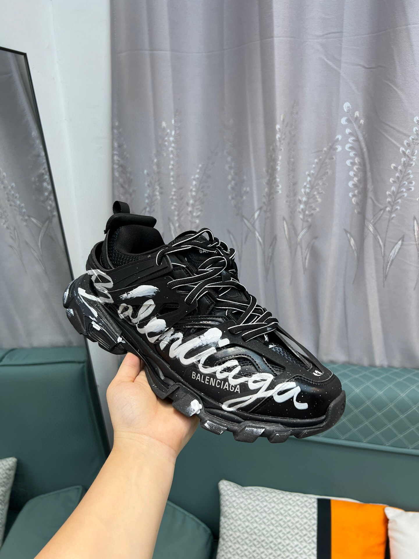 balenciaga unisex sneakers size 35-44 - black - Image 5