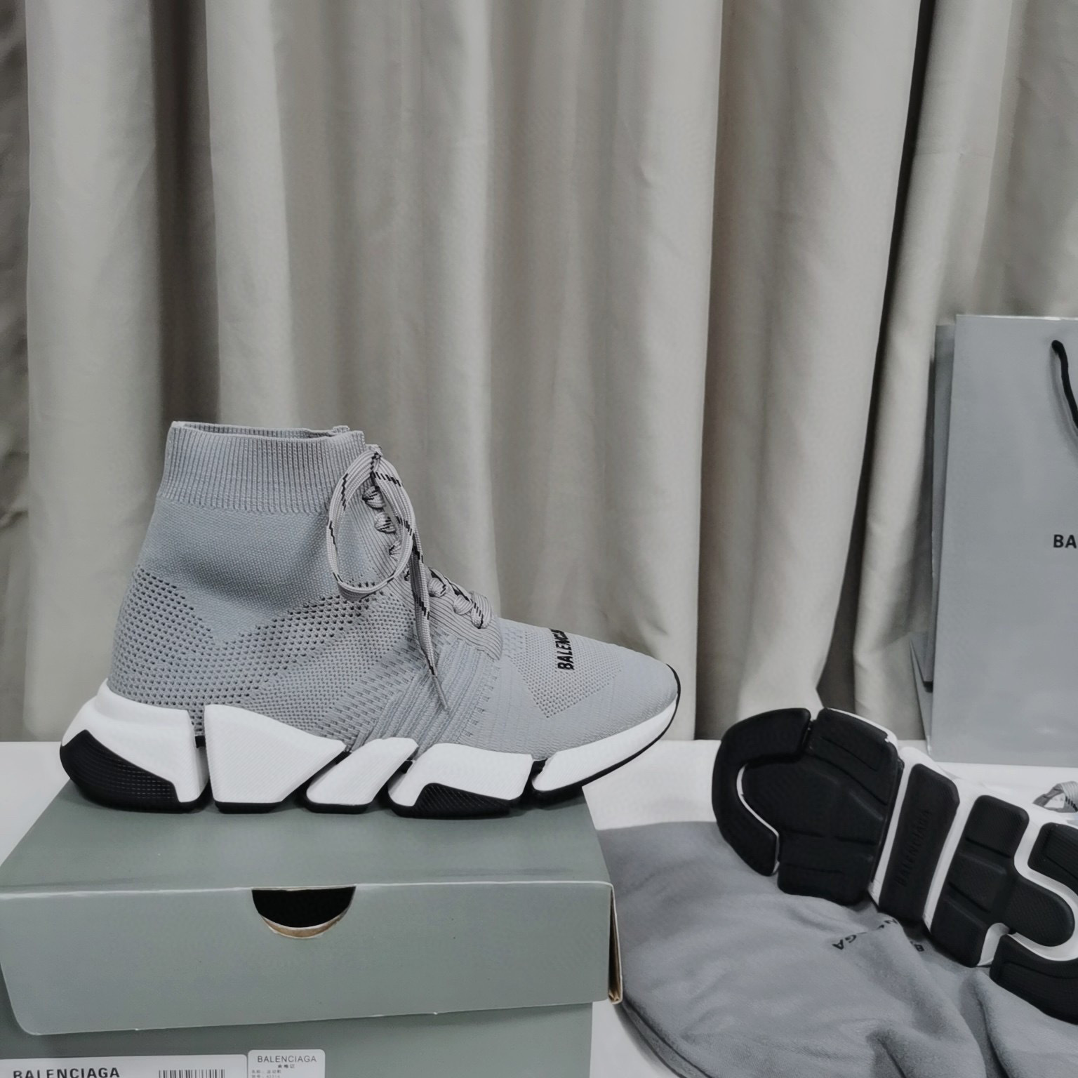 balenciaga couples socks sneakers size 35-44 - Image 5