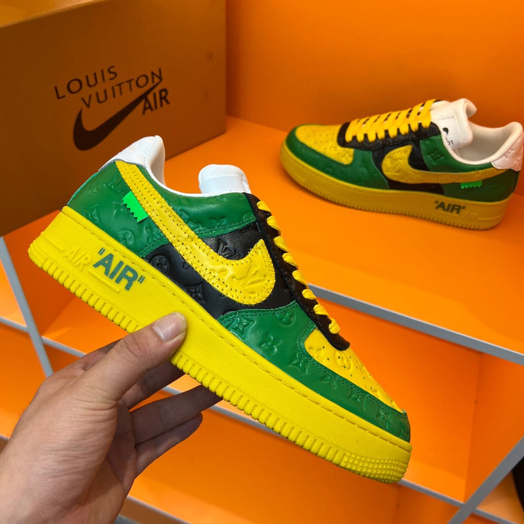 louis vuitton air sneakers 38-44 - yellow/green/black - Image 5