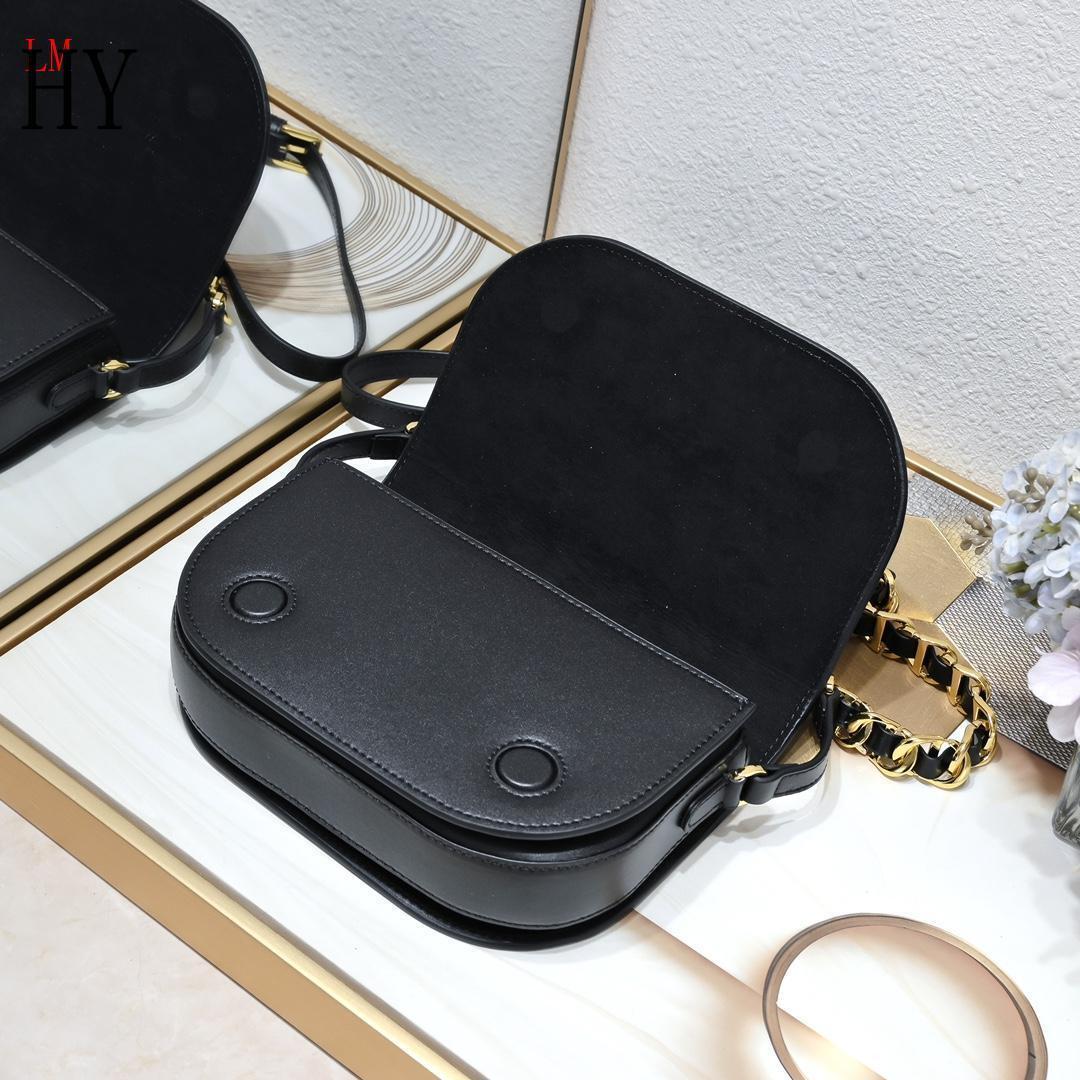 dior black leather crossbody bag - 21*6*12cm - Image 5