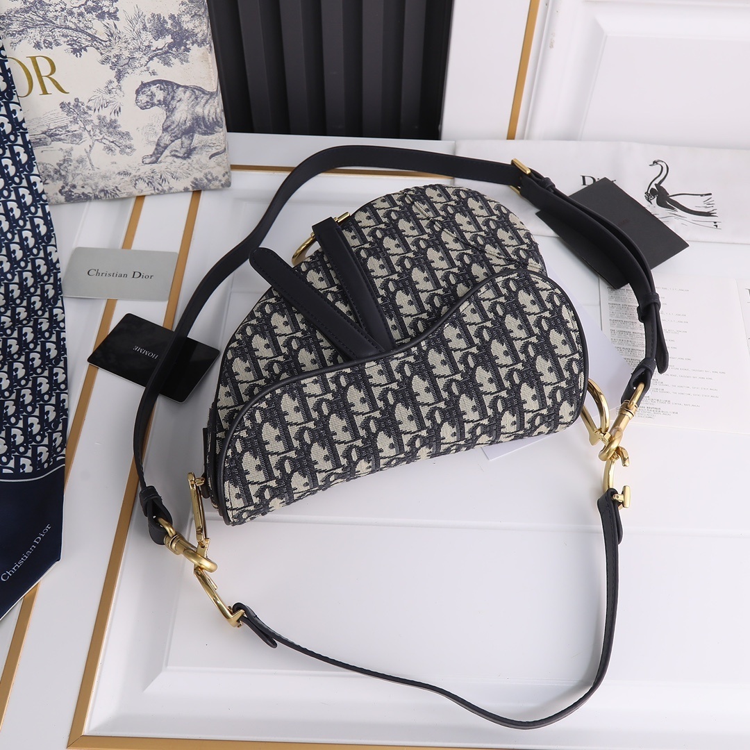 dior saddle bag - 25.5x20x6.5 cm, model 408082 - Image 5