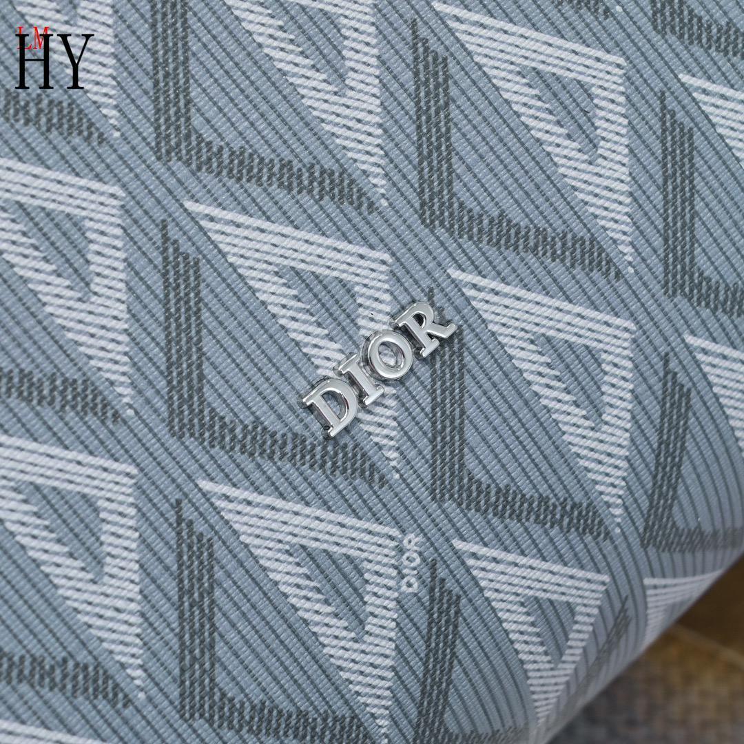 dior gray cosmetic bag 24.5x14.5x13 cm - Image 5