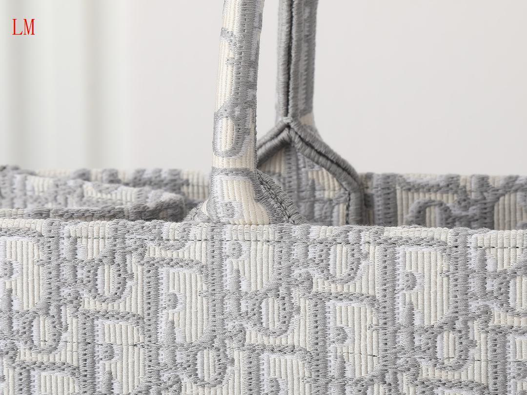 dior christian dior gray tote bag - 36 x 27.5 x 16.8 cm - Image 5