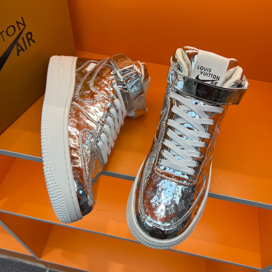 louis vuitton x nike air force 1 high sneakers - size 38-44 - Image 5